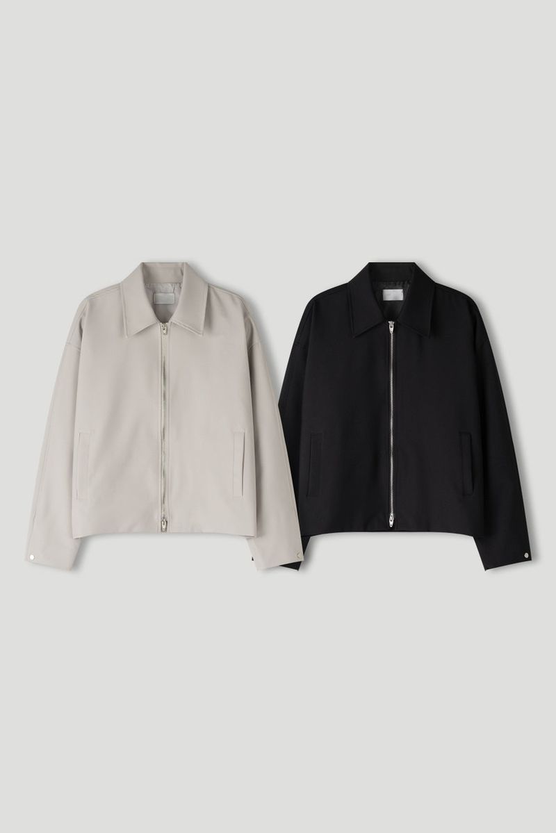 LMN Ragus Cropped Two-Way Jacket (2 colors)