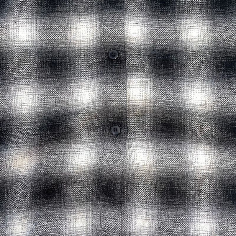 Wool checkered shirt