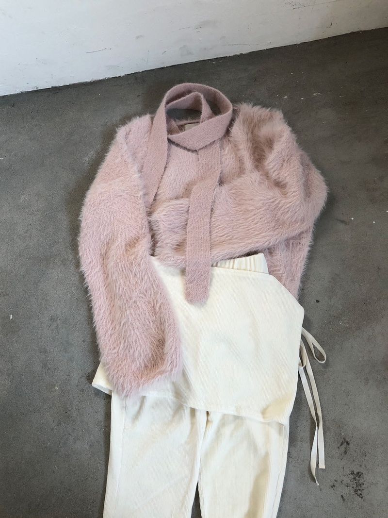 Velvet Wrap Pants