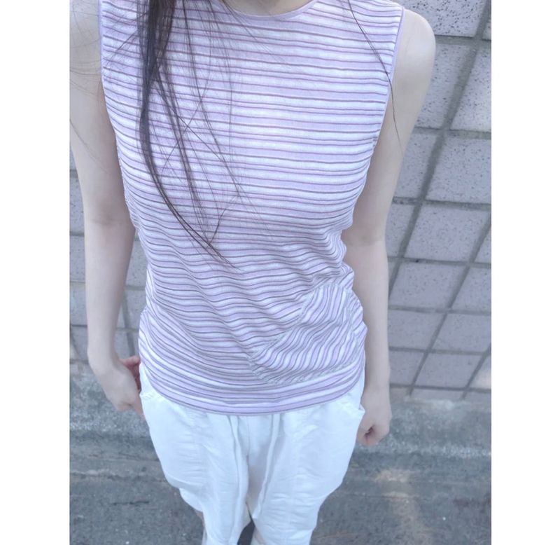 heart patch sleeveless