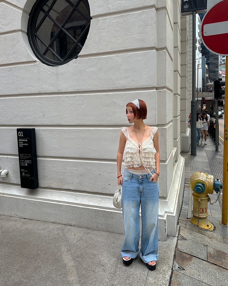 Delight-J（ディライトジェイ）の「Zero Lace Cancan Frill Blouse（Tops）」