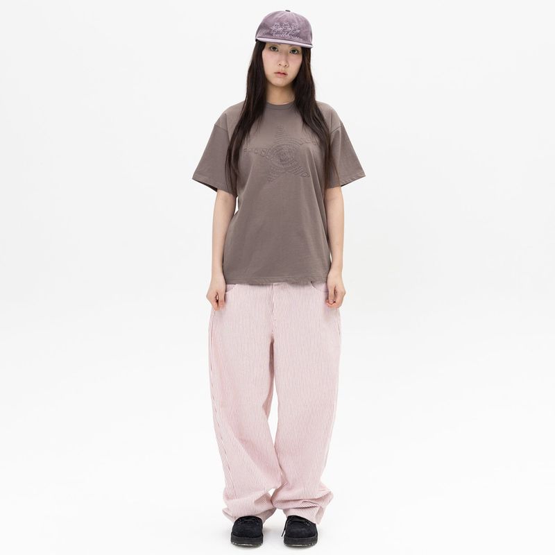Twister Stitch Tee - Brown