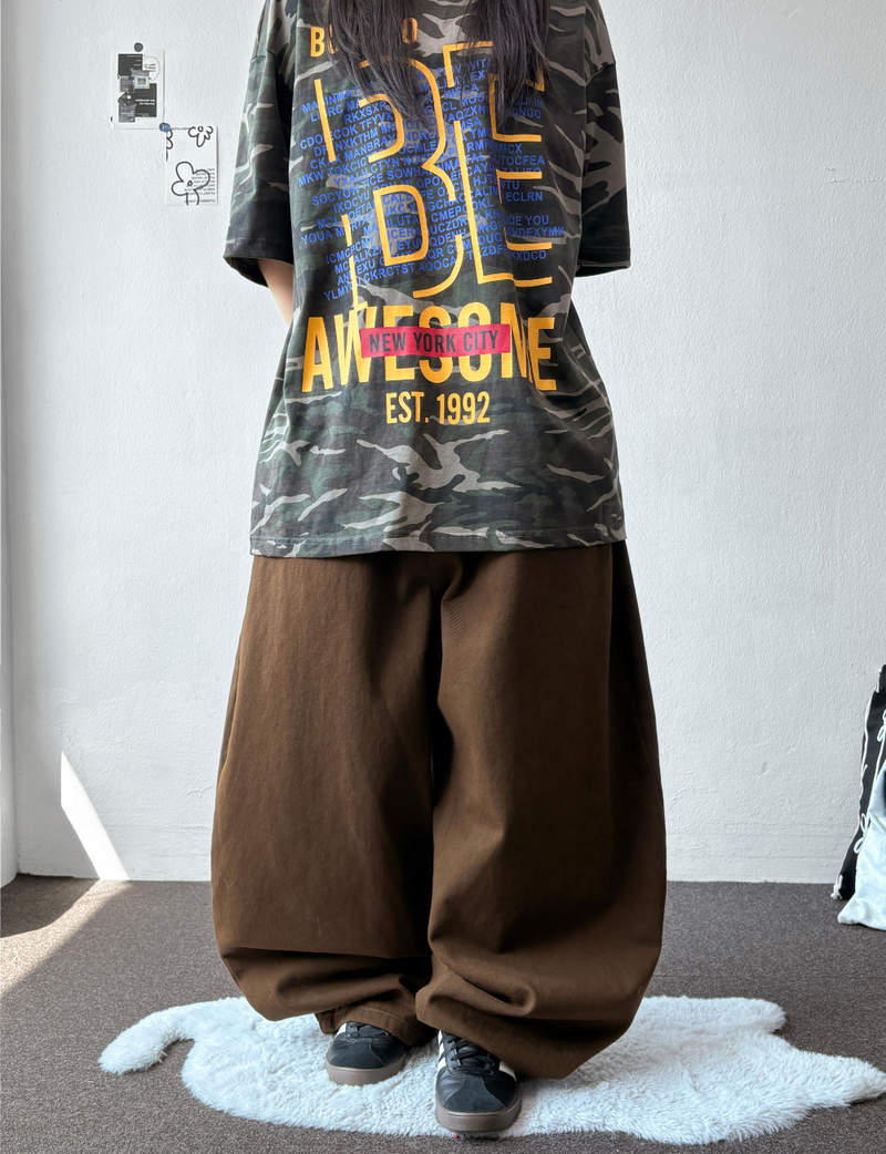 Kari Back Pocket Balloon Cotton Pants 3color