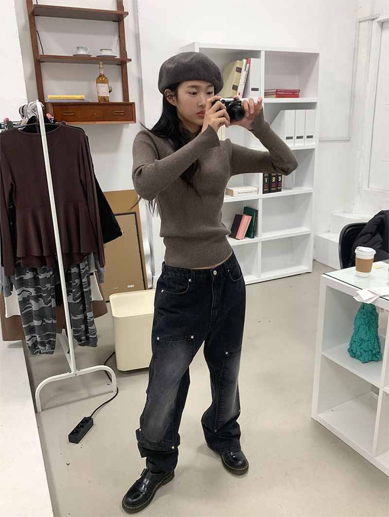 KATE HOODIE KNIT (2COLOR)