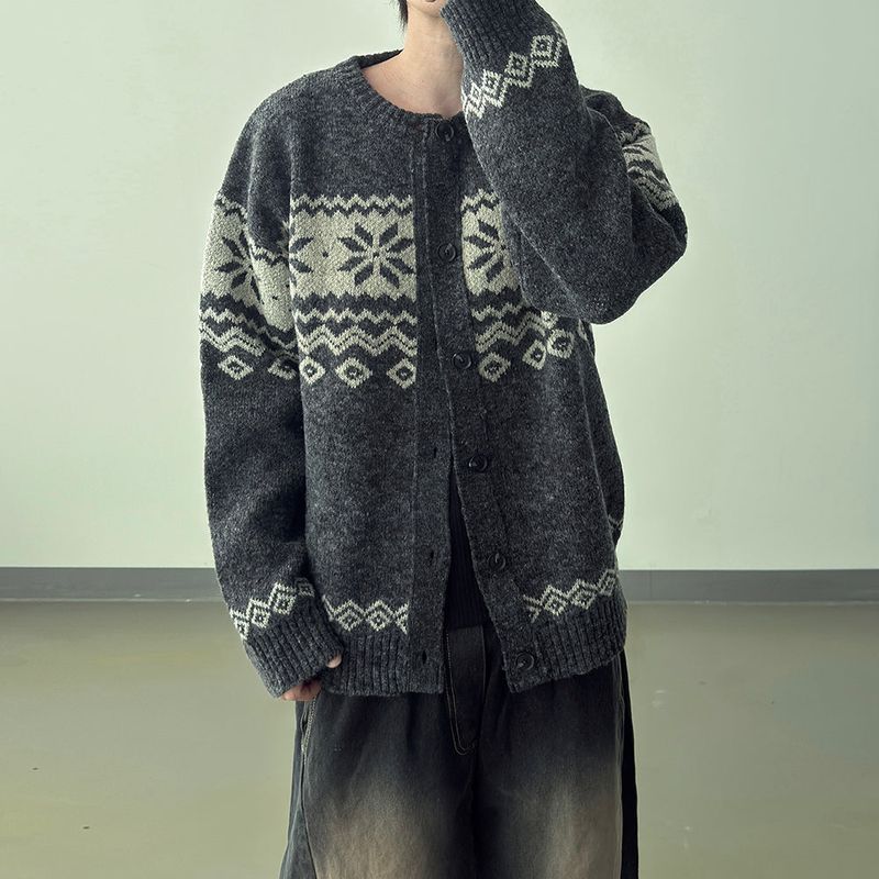 Fiora nordic knit cardigan