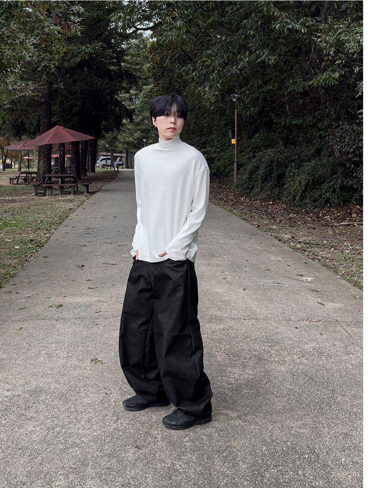Shadow Fleece Warmer Half Neck T-Shirt