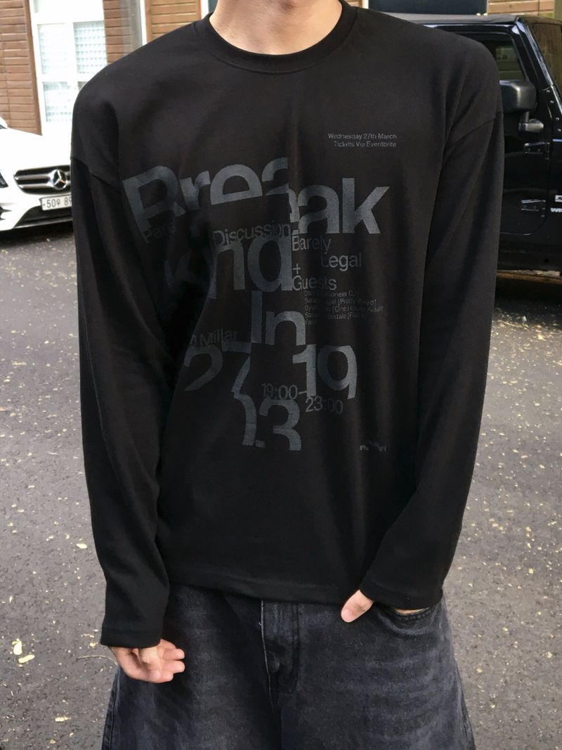 Unbalance Break Long Sleeve