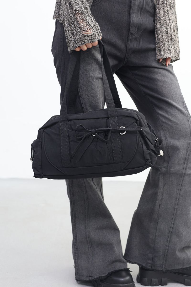 Blight Pocket Ribbon Shoulder Bag