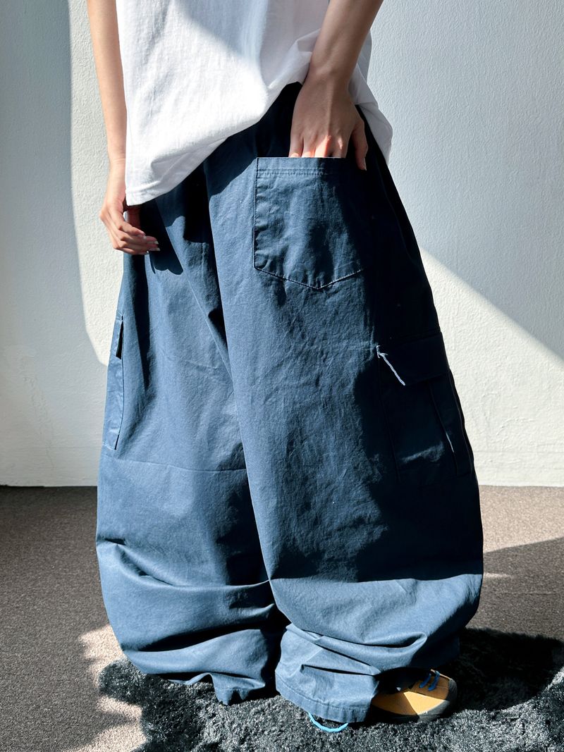 Molpure Cargo Balloon Fit Pants 4color