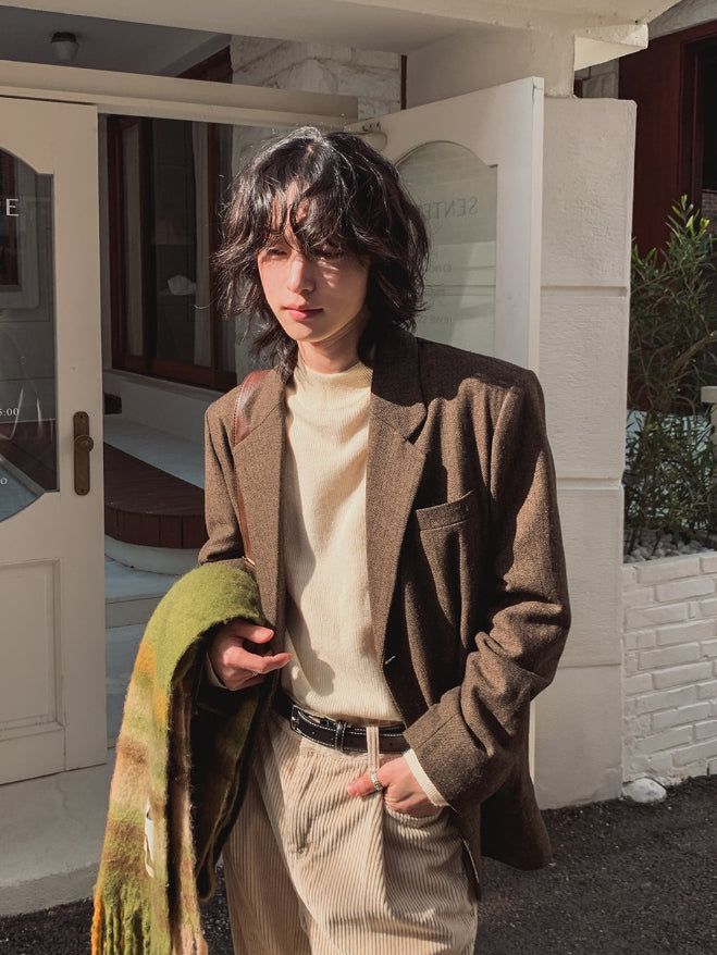 Brox Wool Herringbone Blazer