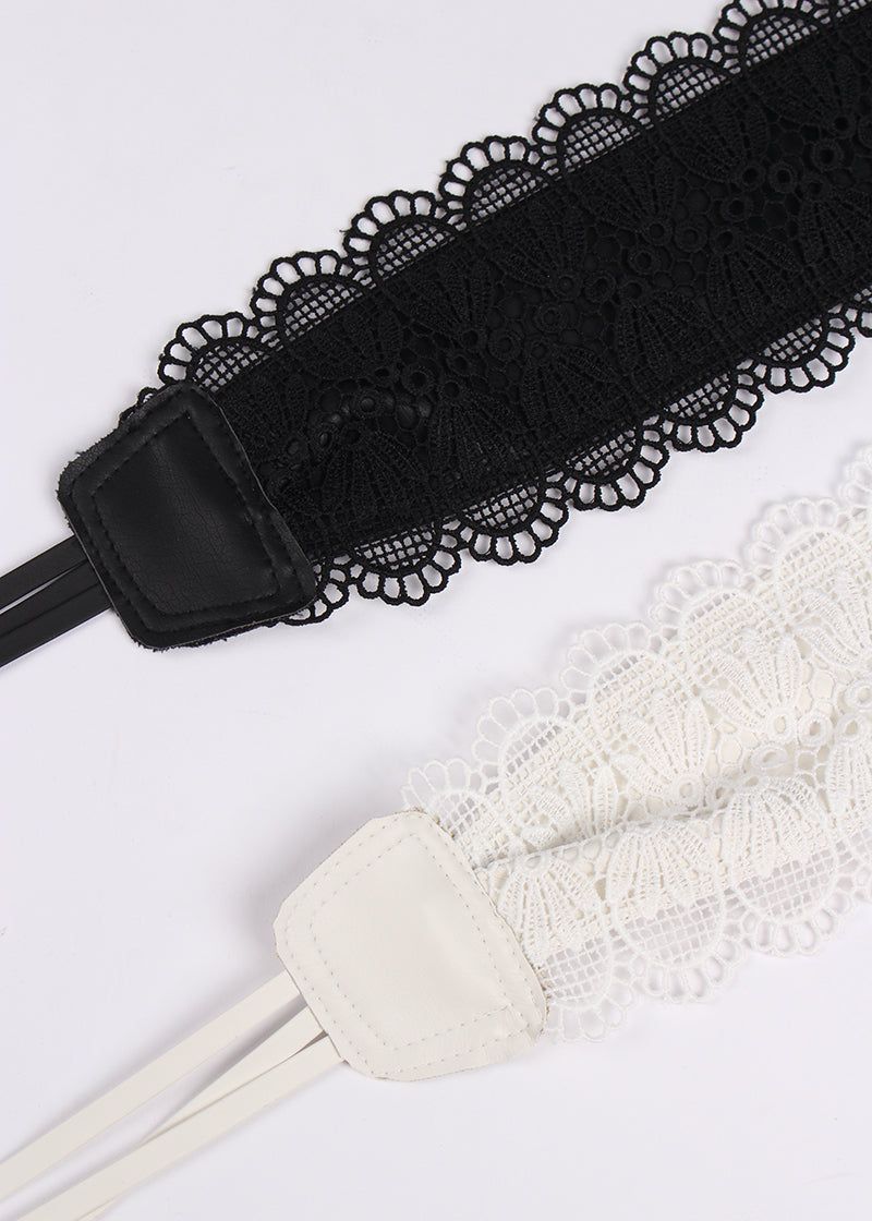 LACE LEATHER BELT