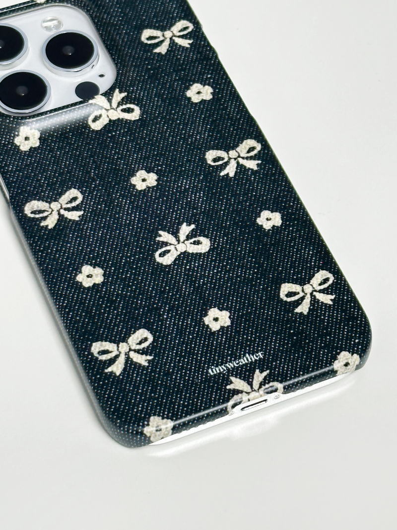 ribbon denim hard case