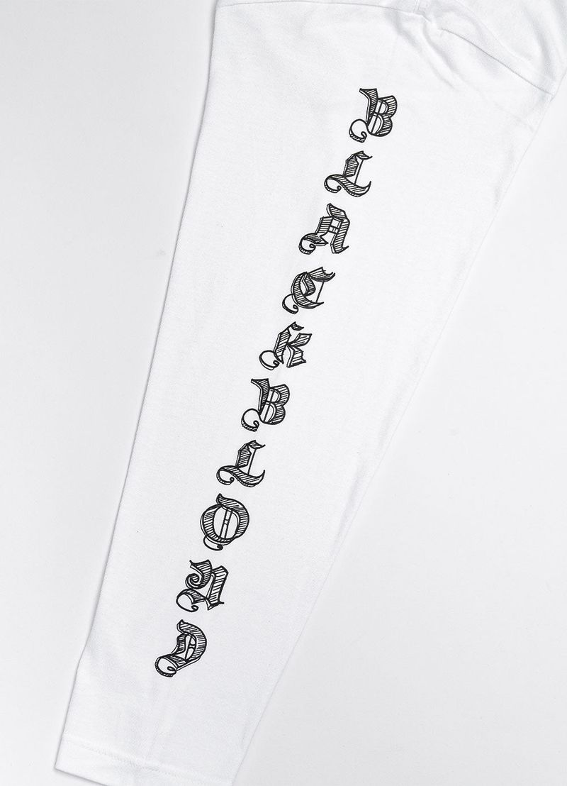 BBD Sketch Logo Long T-Shirt (White)