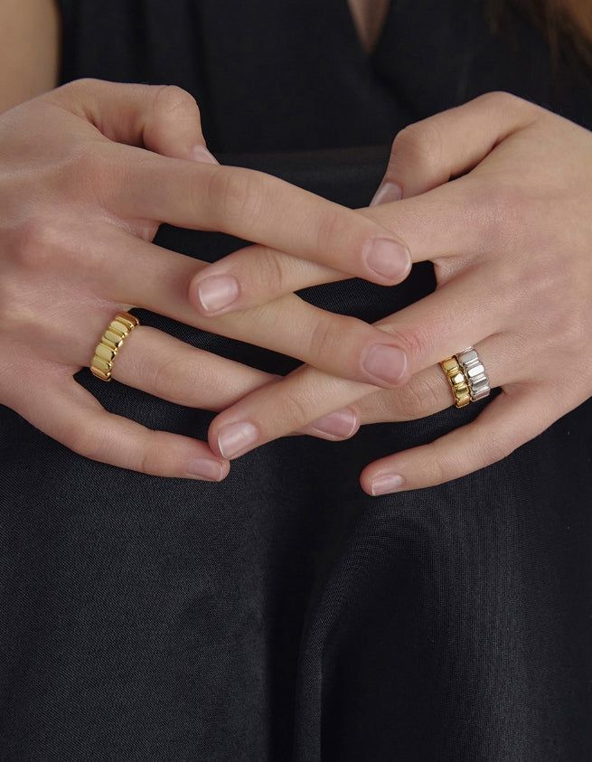 26SS★ Iceblock Silver Ring M