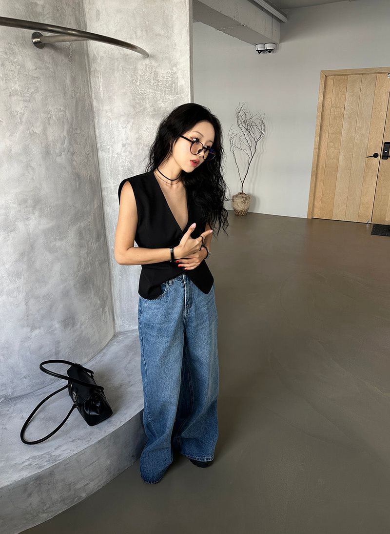 Celeb Long Wide Jeans