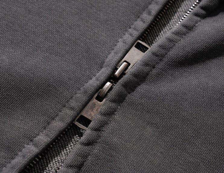 26SS★ Pigment Waffle Lining Hood Zip-Up