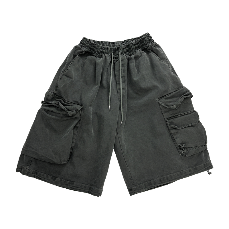 multi pigment bermuda pants