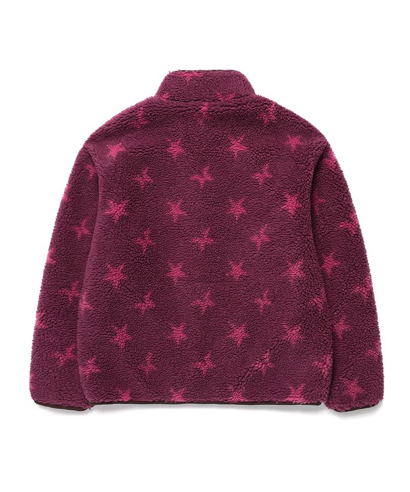 TWIN STAR FLEECE JACKET DEEP PINK (CV2GFFB961A)