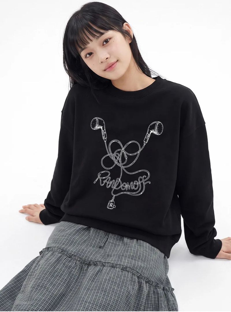 TANGLED EARPHONE SWEATSHIRT (3color)