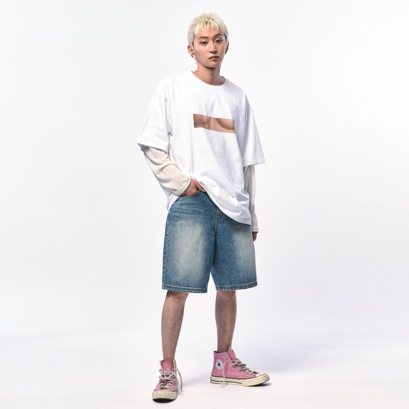 FAKE UNDER BOOB T-SHIRT