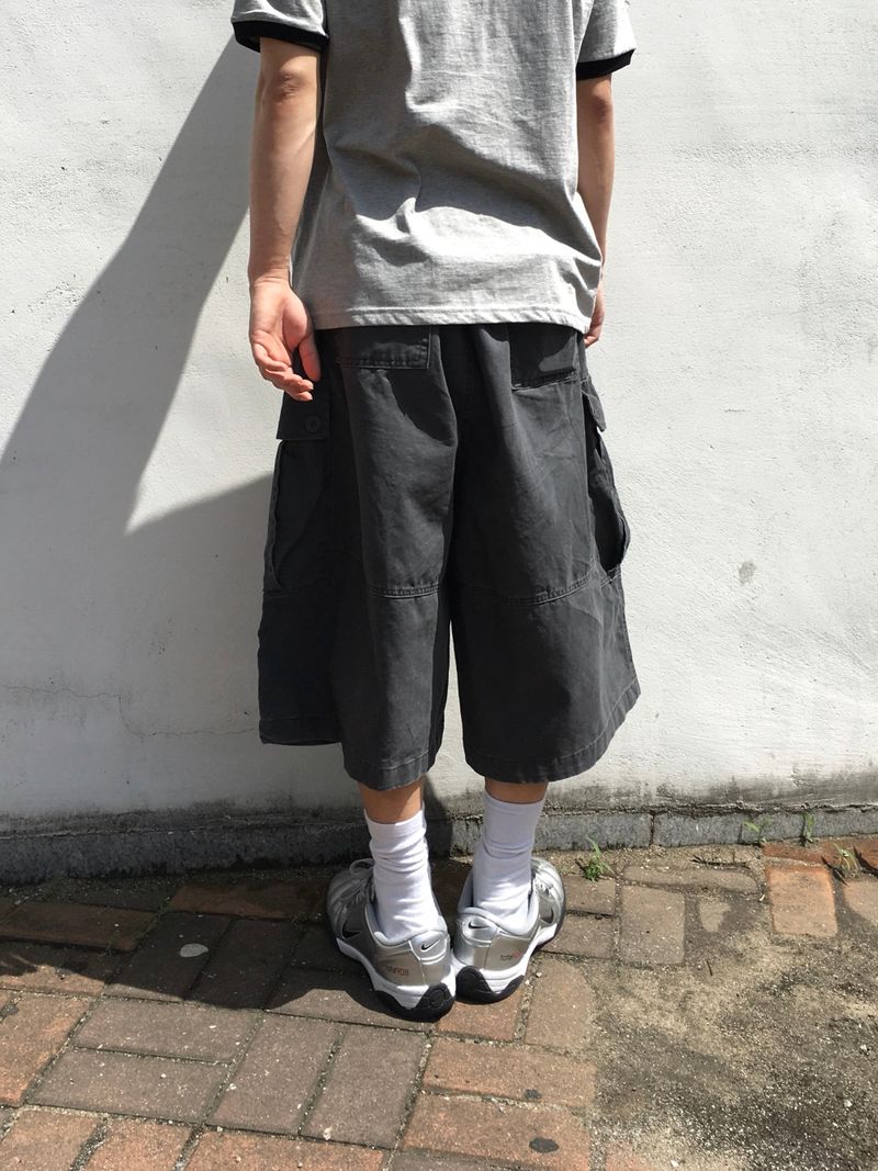 Niff Washed Wide Bermuda Pants 3C