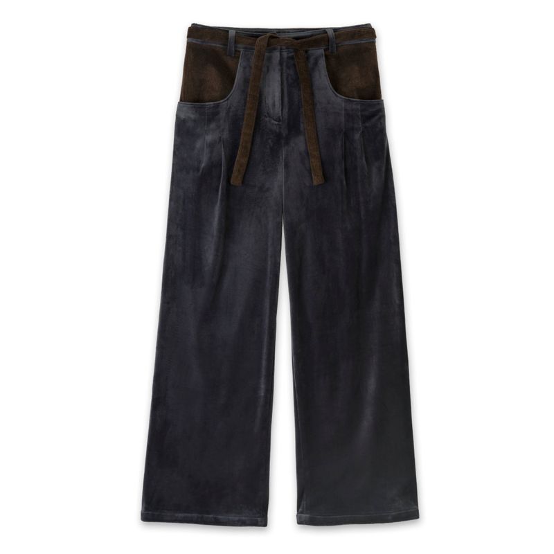 BELT STRING SUEDE PANTS