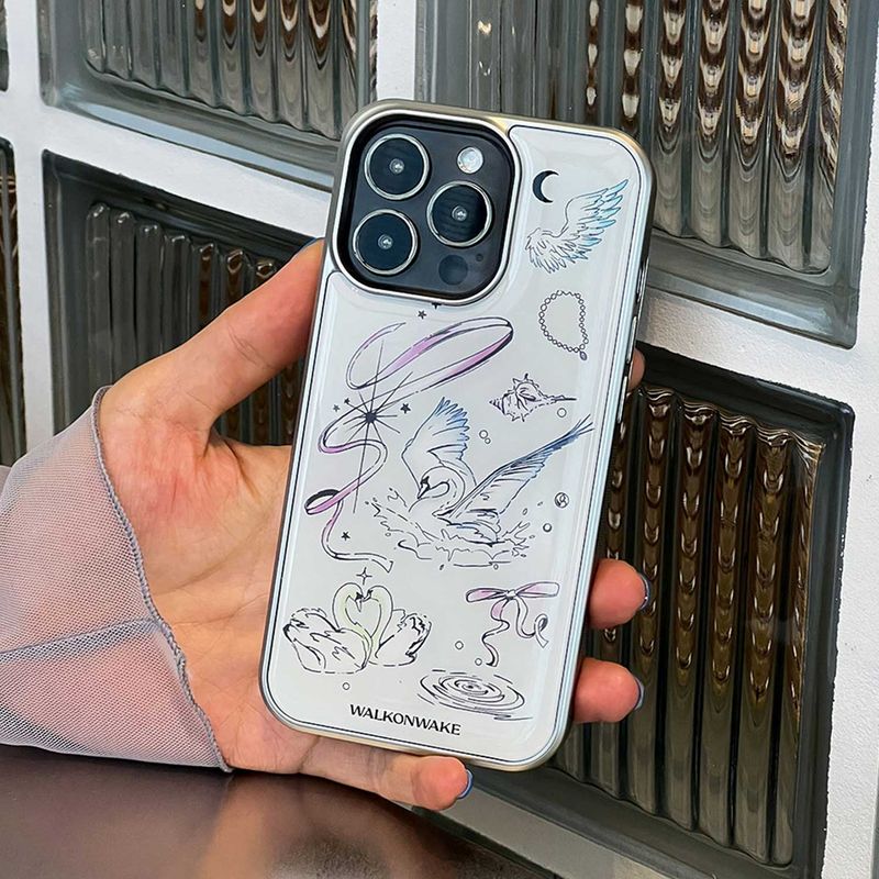 WALKONWAKE（ウォークオンウェイク）の「[Epoxy Silver] ドリーミースワンケース（スマホグッズ/小物）」