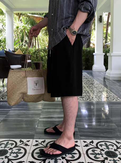 LOOKPLE（ルックプル）の「[ LOOKPLE x LEBELMENT ] Cool Pintuck Linen Wide Shorts（Pants）」