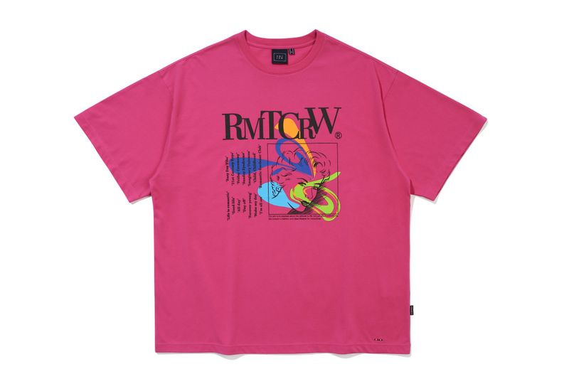 GALLERY PRINTING TEE SHIRT_PINK