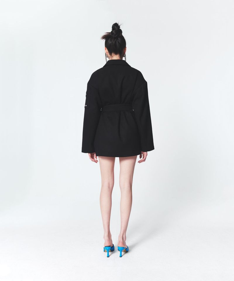 Oversized Belted Blazer