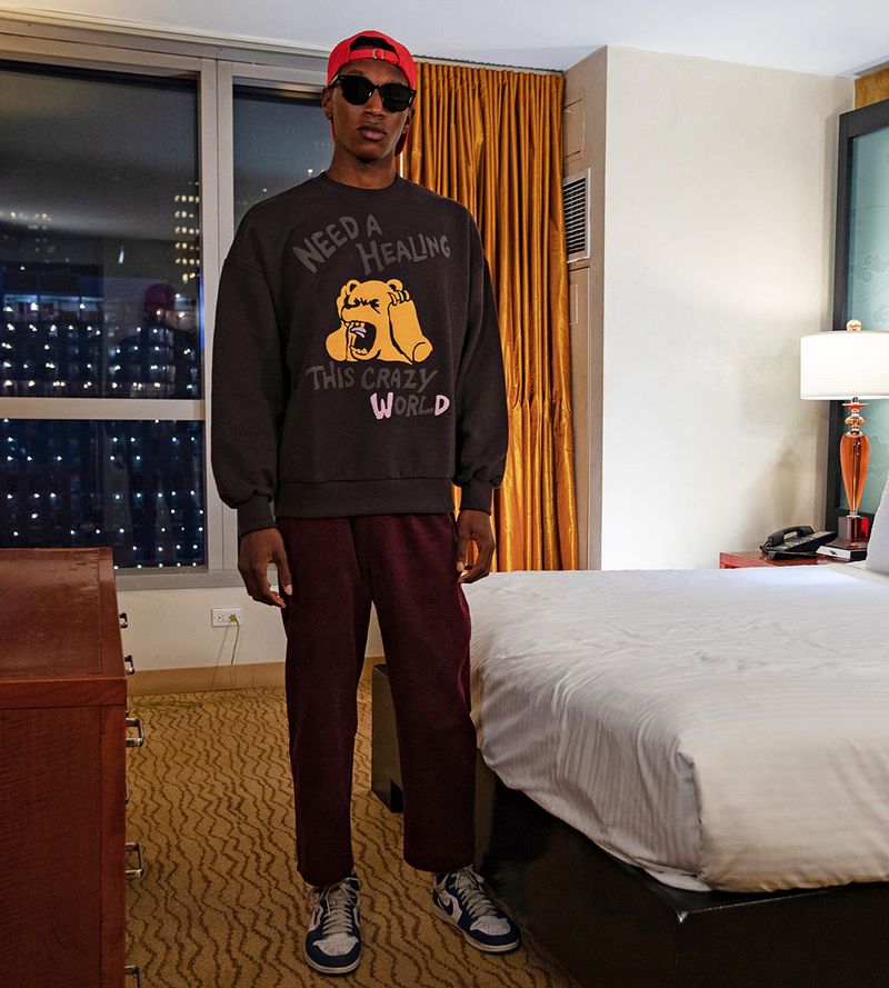 wonder visitor(ワンダービジター)の「TCW bear heavy sweat-shirt(Tops)」