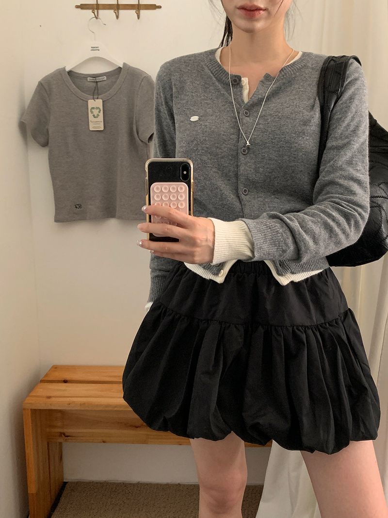 [MADE] MIETTE CASHMERE ROUND CARDIGAN