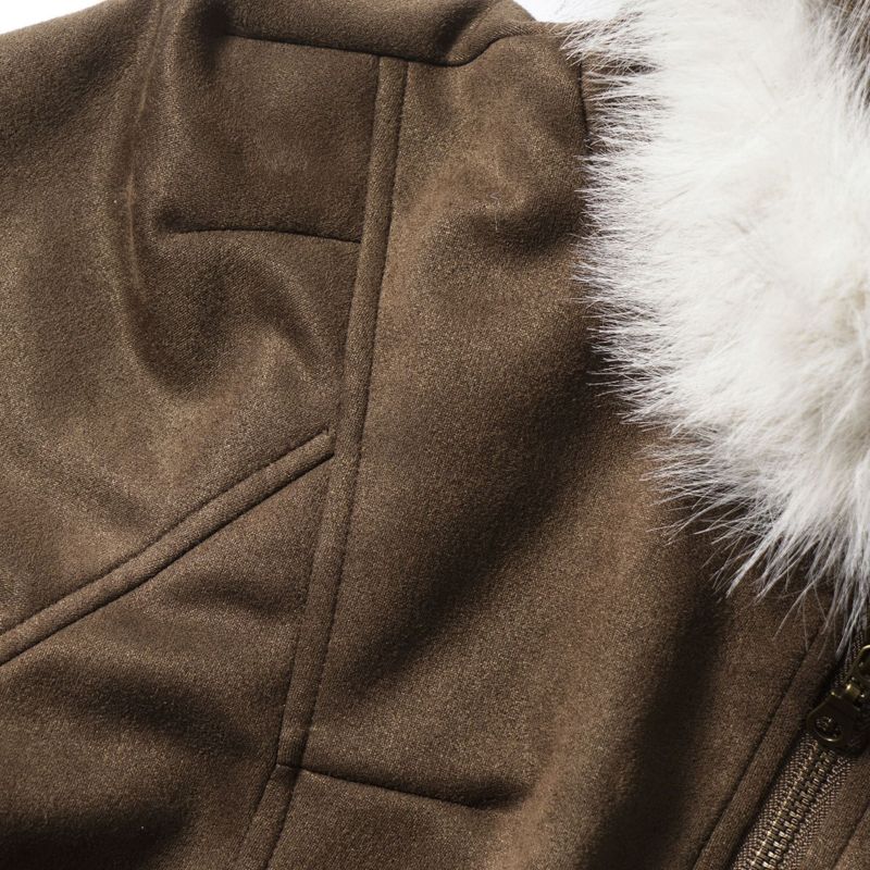Cairo Suede Fur Hooded Jumper