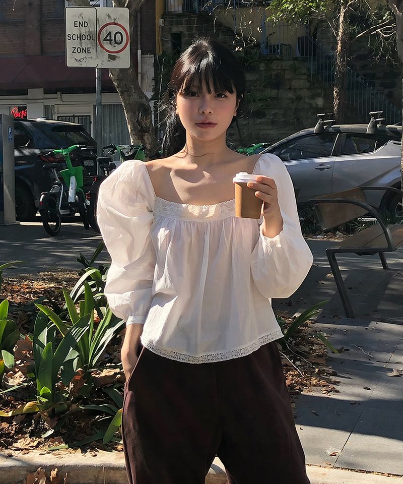 WITHOUTSUMMER（ウィズアウトサマー）の「Lily lace blouse（Tops）」