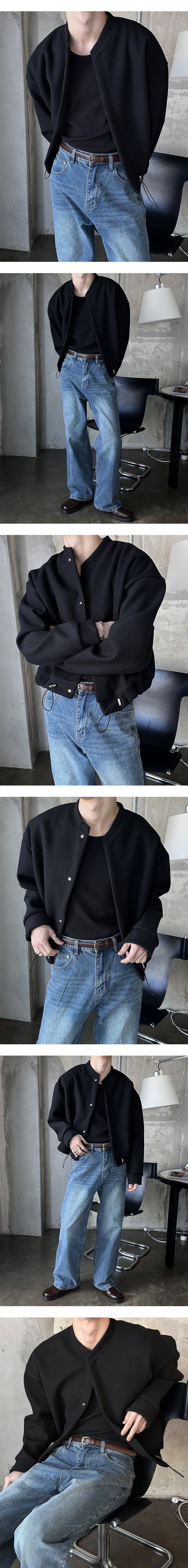 [S/S] Soft round neck crop cardigan(4color)