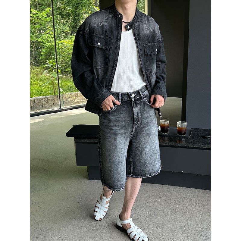 LAURANT（ロラン）の「[S/S] Cool denim biker jacket (3color)（Jackets/Outerwear）」