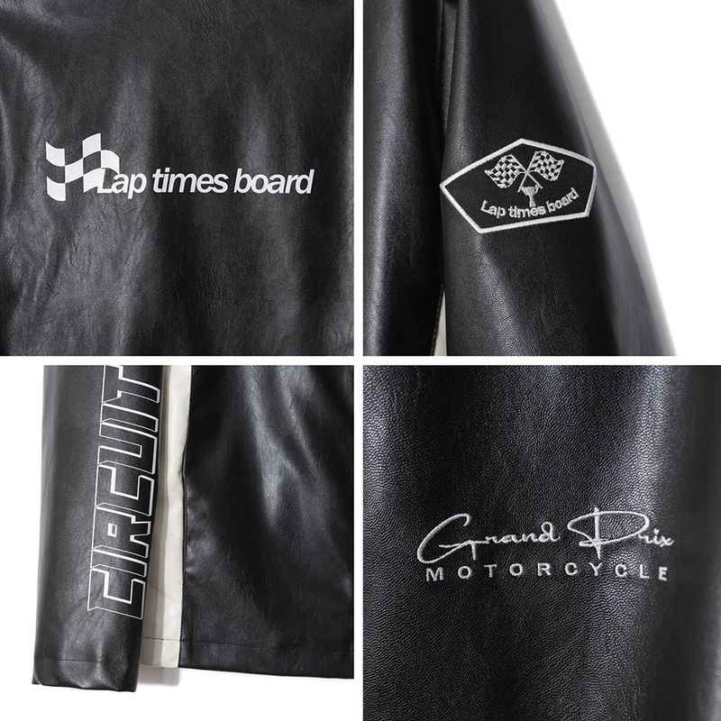 90's Bike Leather Jacket (2 colors)