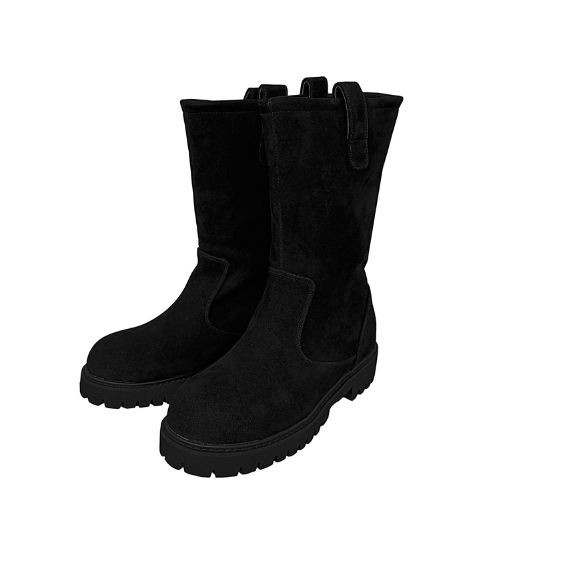 Nord Suede Chunky Middle Boots