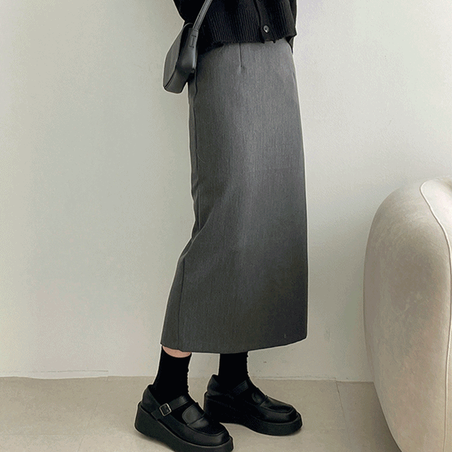 hijjoo（ハイチュー）の「Viran back open long skirt（Skirts）」
