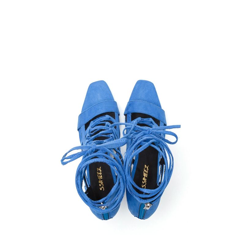 Strappy Heel Sandal(Blue)