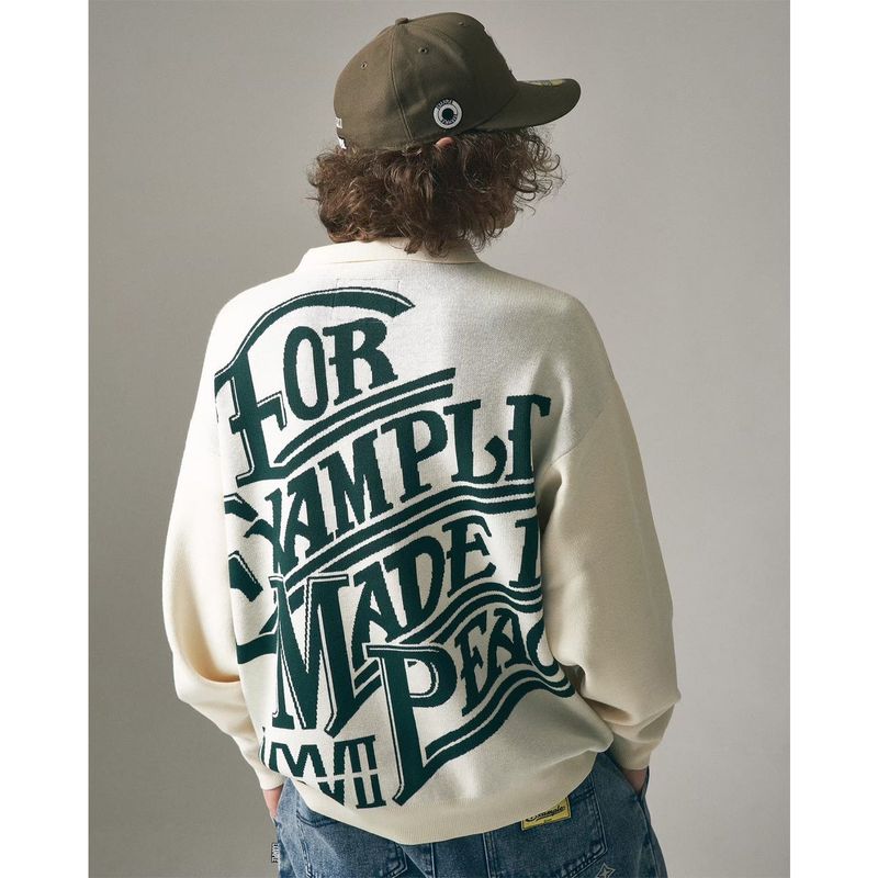 EXAMPLE MADE IN PEACE POLO KNIT SHIRTS