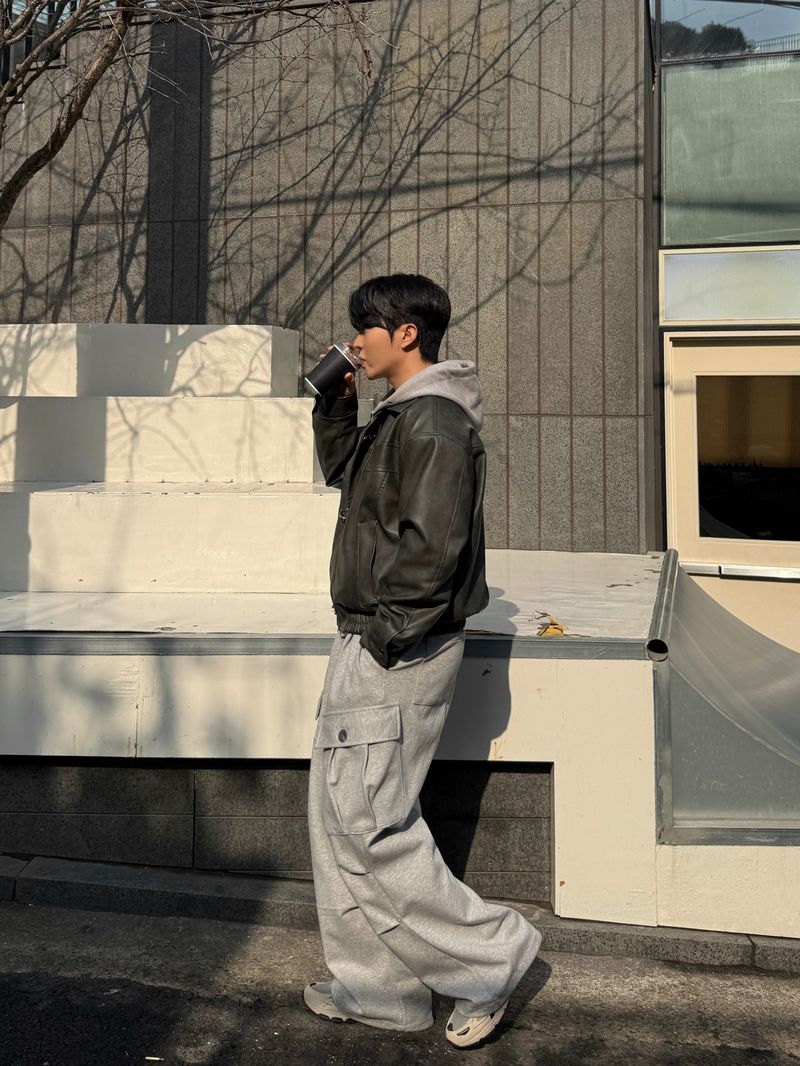 Rivet parasuit sweat pants