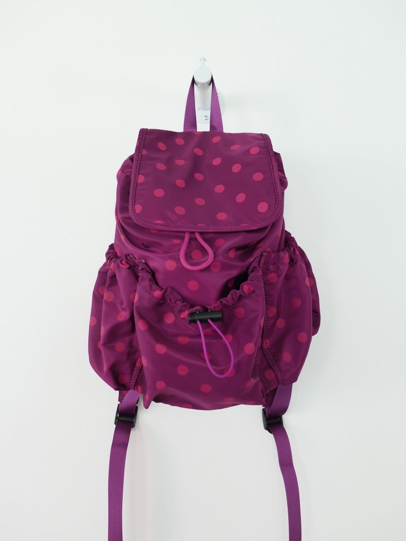 dot string pocket backpack