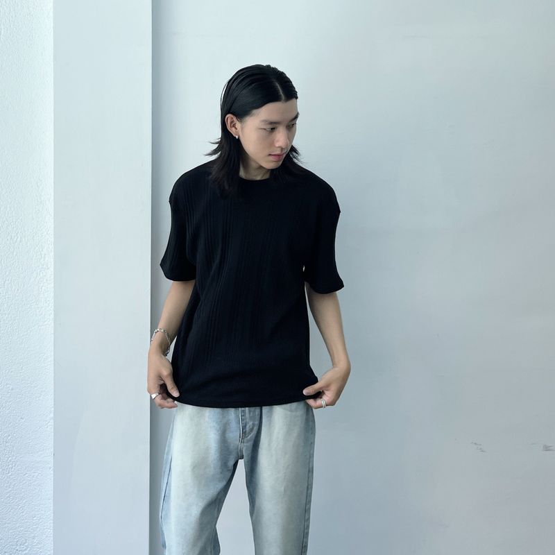 Wide Rib Crew Tee