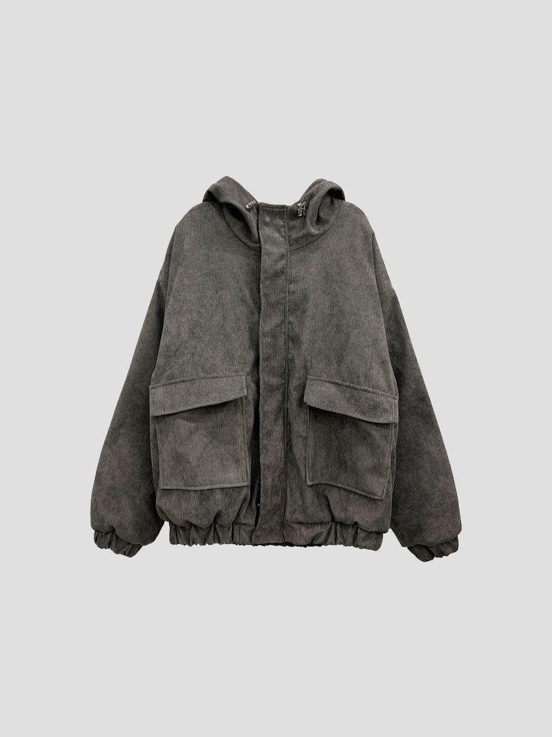 Number Jack Corduroy Hooded Jacket 3C