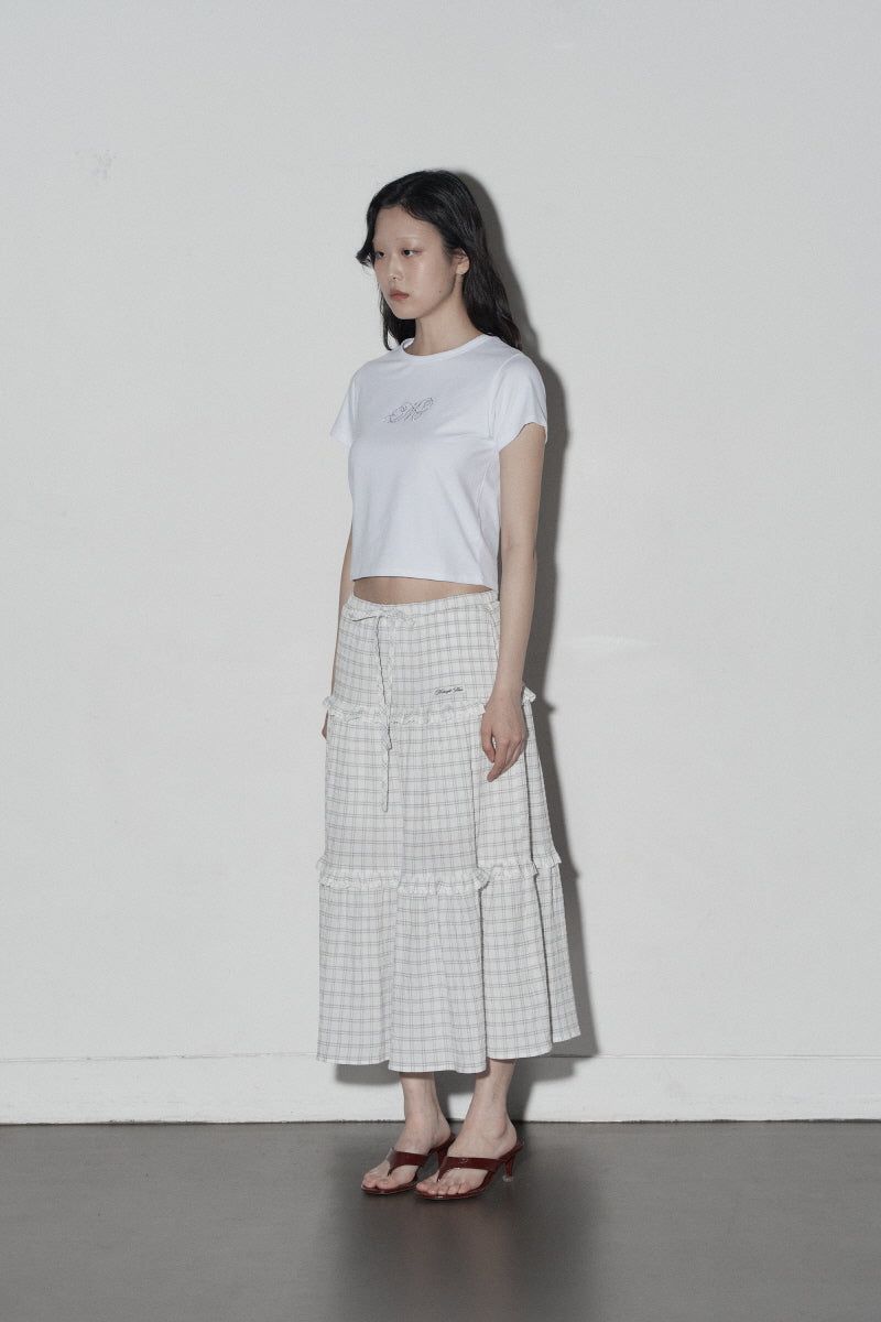 long cc skirt (white)
