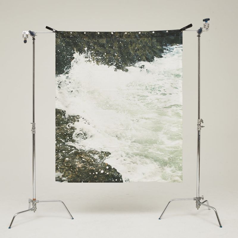photozeniagoods（フォトゼニアグッズ）の「Jeju wave shower curtain (with curtain-ring)（Fashion Accessories）」