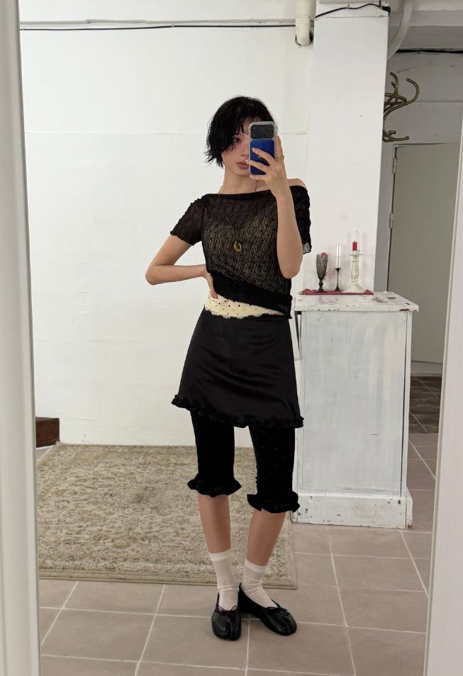 WAVE BOAT-NECK TOP