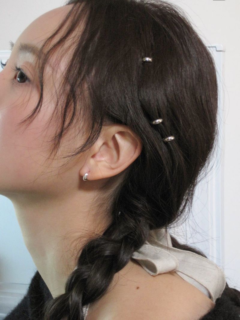 dungeureon(ドゥングロン)の「グレーズディスコピン (2タイプ) (3pcs)(ヘアアクセサリー)」