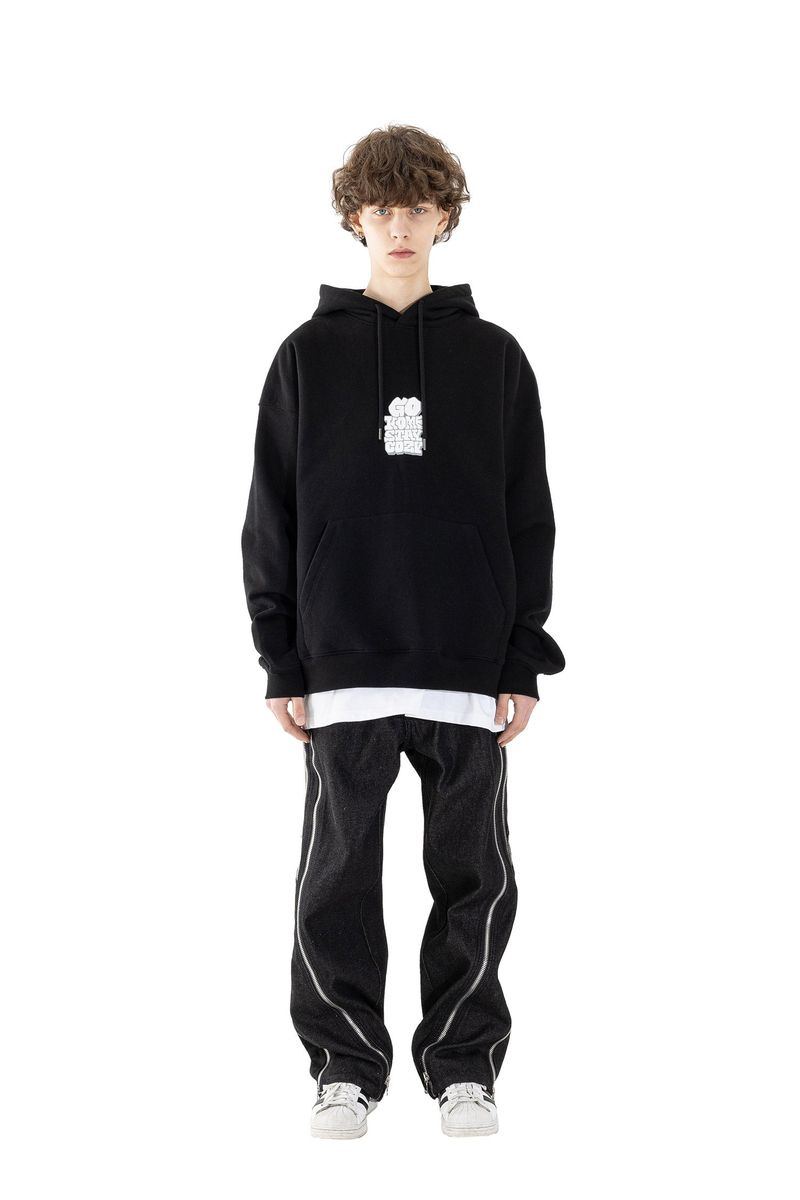 OBLIQUE MS ZIPPER DENIM